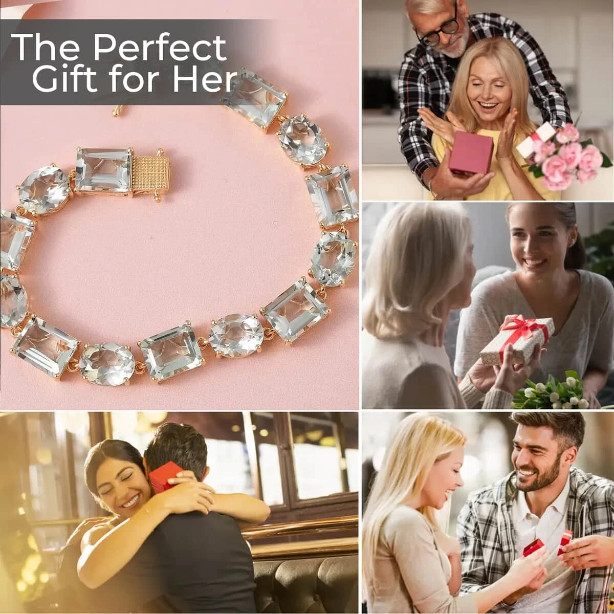 AAA Montezuma Prasiolite Bracelet In Vermeil YG Over Sterling Silver (7.25 In) (12.15 G) 41.00 Ctw 6 AAA Montezuma Prasiolite Bracelet In Vermeil YG Over Sterling Silver (7.25 In) (12.15 G) 41.00 Ctw - Image 4