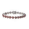 Natural Tanzanian Natronite Tennis Bracelet In Platinum Over Sterling Silver (6.50 In) 9.50 Grams 31.15 Ctw -Jewelry store 7344245