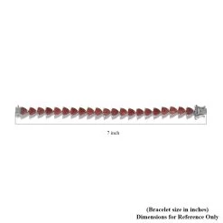 Natural Tanzanian Natronite Tennis Bracelet In Platinum Over Sterling Silver (6.50 In) 9.50 Grams 31.15 Ctw -Jewelry store 7344245 4