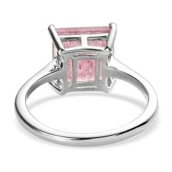 Tanzanian Natronite Solitaire Ring In Platinum Over Sterling Silver 3.25 Ctw -Jewelry store 7344491 4