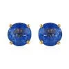 Value Buy Luxoro 10K Yellow Gold Premium Kashmir Kyanite Solitaire Stud Earrings 2.00 Ctw -Jewelry store 7347833