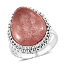 Artisan Crafted Tanzanian Natronite Solitaire Ring In Sterling Silver 9.00 Ctw