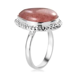 Artisan Crafted Tanzanian Natronite Solitaire Ring In Sterling Silver 9.00 Ctw 11 Artisan Crafted Tanzanian Natronite Solitaire Ring In Sterling Silver 9.00 Ctw -Jewelry store 7362117 3