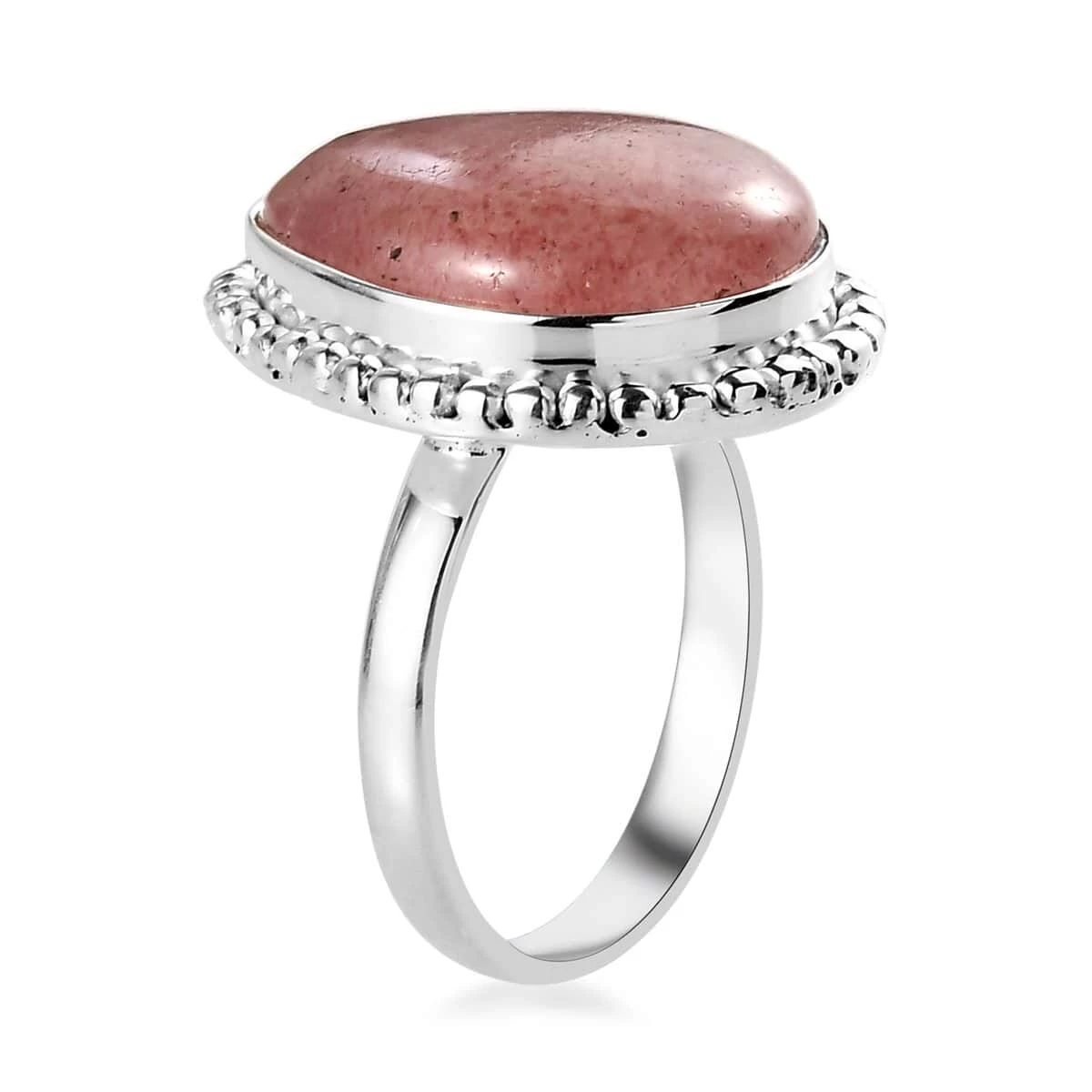 Artisan Crafted Tanzanian Natronite Solitaire Ring In Sterling Silver 9.00 Ctw 6 Artisan Crafted Tanzanian Natronite Solitaire Ring In Sterling Silver 9.00 Ctw - Image 4