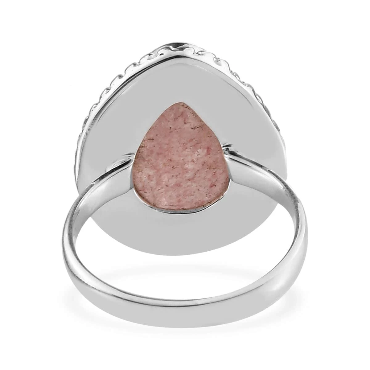 Artisan Crafted Tanzanian Natronite Solitaire Ring In Sterling Silver 9.00 Ctw 7 Artisan Crafted Tanzanian Natronite Solitaire Ring In Sterling Silver 9.00 Ctw - Image 5