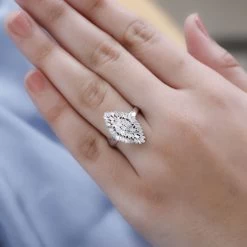 Diamond Sparkle Ring In Platinum Over Sterling Silver 1.00 Ctw -Jewelry store 7364331 2