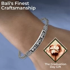 TLV Bali Legacy Sterling Silver Elephant Bracelet (7.25 In) (14.50 G) -Jewelry store 7372453 2