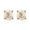 14K Yellow Gold Aquamarine Solitaire Stud Earrings 0.50 Ctw -Jewelry store 7373358