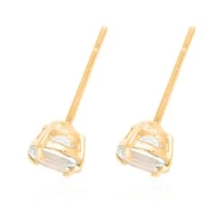 14K Yellow Gold Aquamarine Solitaire Stud Earrings 0.50 Ctw 10 14K Yellow Gold Aquamarine Solitaire Stud Earrings 0.50 Ctw -Jewelry store 7373358 3