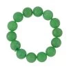 Green Jade (D) 13-15mm Beaded Stretch Bracelet 304.00 Ctw -Jewelry store 7378401