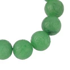 Green Jade (D) 13-15mm Beaded Stretch Bracelet 304.00 Ctw -Jewelry store 7378401 3