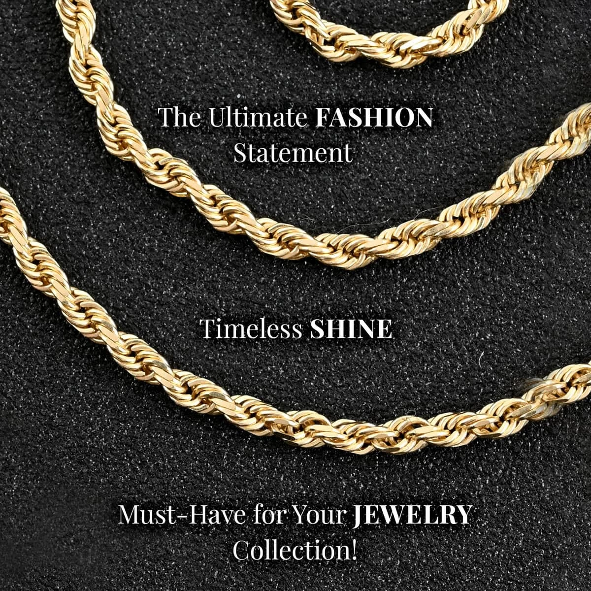 18K Yellow Gold 1.5mm Rope Necklace 18 Inches 1.7 Grams 5 18K Yellow Gold 1.5mm Rope Necklace 18 Inches 1.7 Grams - Image 3