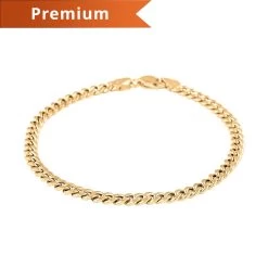 10K Yellow Gold 3.75 Mm Miami Cuban Bracelet (8.00 In) 2.90 Grams
