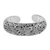 Bali Legacy White Zircon Dragonfly Bangle Bracelet In Sterling Silver (7.50 In) 0.40 Ctw -Jewelry store 7380583