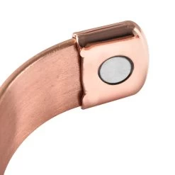 Magnetic By Design Swirl Pattern Cuff Bracelet | Durable Cuff Bracelet | Dual Tone Cuff Bracelet |Cuff Bracelet In Rosetone And Goldtone (7.50 In) -Jewelry store 7381382 6