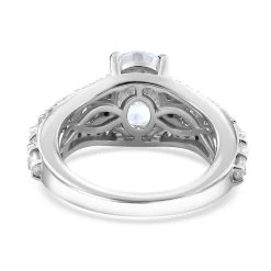 Moissanite Ring, Sterling Silver Ring, Fashion Ring For Women, Jewelry For Her 3.25 Ctw -Jewelry store 7383195 4