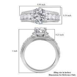 Moissanite Ring, Sterling Silver Ring, Fashion Ring For Women, Jewelry For Her 3.25 Ctw -Jewelry store 7383195 6