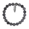 Artisan Crafted Malagasy Labradorite Beaded Feather Charm Bracelet In Sterling Silver (7.25 In) 163.40 Ctw 1 Artisan Crafted Malagasy Labradorite Beaded Feather Charm Bracelet In Sterling Silver (7.25 In) 163.40 Ctw -Jewelry store 7383904