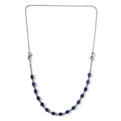 Kyanite Necklace 18 Inches Interchangeable Into Bracelet In Platinum Over Sterling Silver 9.75 Ctw -Jewelry store 7387002 4