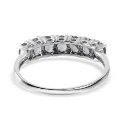 Madagascar Green Sapphire 7 Stone Ring In Platinum Over Sterling Silver 1.60 Ctw 10 Madagascar Green Sapphire 7 Stone Ring In Platinum Over Sterling Silver 1.60 Ctw -Jewelry store 7399591 3