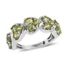 American Natural Arizona Peridot Ring In Platinum Over Sterling Silver 1.85 Ctw -Jewelry store 7427005