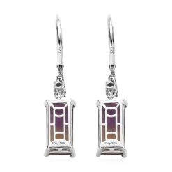 AAA Anahi Ametrine And Multi Gemstone Lever Back Earrings In Platinum Over Sterling Silver 5.75 Ctw 10 AAA Anahi Ametrine And Multi Gemstone Lever Back Earrings In Platinum Over Sterling Silver 5.75 Ctw -Jewelry store 7437132 3