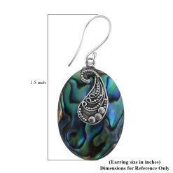Abalone Shell Earrings In Sterling Silver -Jewelry store 7440337 4