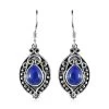 Lapis Lazuli Dangle Earrings In Sterling Silver 5.25 Ctw 2 Lapis Lazuli Dangle Earrings In Sterling Silver 5.25 Ctw -Jewelry store 7443152