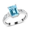 Sky Blue Topaz And White Topaz Ring In Sterling Silver 2.00 Ctw 1 Sky Blue Topaz And White Topaz Ring In Sterling Silver 2.00 Ctw -Jewelry store 7456028
