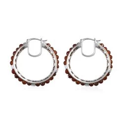 KARIS Multi Gemstone Hoop Earrings In Platinum Bond 15.85 Ctw 11 KARIS Multi Gemstone Hoop Earrings In Platinum Bond 15.85 Ctw -Jewelry store 7457786 3