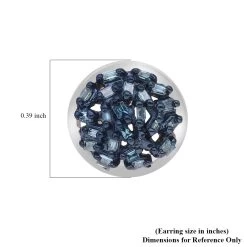 Venice Blue Diamond I1-I2 Stud Earrings In Platinum Over Sterling Silver 0.20 Ctw 10 Venice Blue Diamond I1-I2 Stud Earrings In Platinum Over Sterling Silver 0.20 Ctw -Jewelry store 7460972 4