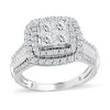 10K White Gold Diamond Ring 5.70 Grams 1.75 Ctw 1 10K White Gold Diamond Ring 5.70 Grams 1.75 Ctw -Jewelry store 7488437