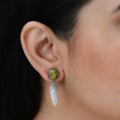 Artisan Crafted Tasmanian Stichtite Dangle Earrings In Sterling Silver 6.30 Ctw 9 Artisan Crafted Tasmanian Stichtite Dangle Earrings In Sterling Silver 6.30 Ctw -Jewelry store 7488458 2