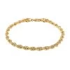 10K Yellow Gold 5.5mm Rope Chain Bracelet (8.00 In) 5.8 Grams -Jewelry store 7488973