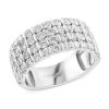 Modani 950 Platinum Diamond G VS 4 Lines Ring 9 Grams 2.00 Ctw (Del. In 10-15 Days) -Jewelry store 7504512