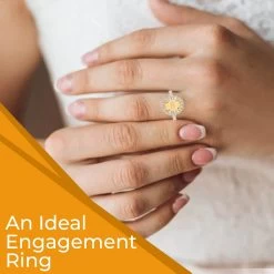 Ankur Treasure Chest Modani 14K Yellow Gold Ethiopian Welo Opal Ring, Multi Color Diamond Accent Ring, Gold Ring, Floral Halo Ring 1.45 Ctw 12 Ankur Treasure Chest Modani 14K Yellow Gold Ethiopian Welo Opal Ring, Multi Color Diamond Accent Ring, Gold Ring, Floral Halo Ring 1.45 Ctw -Jewelry store 7505075 3