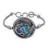 Bali Legacy Abalone Shell Phoenix And Dragon Bracelet In Sterling Silver (7.50 In) -Jewelry store 7506284