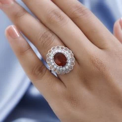 One Time Only Tanzania Tangerine Kyanite, Multi Gemstone Ring In Platinum Over Sterling Silver 5.25 Ctw -Jewelry store 7508702 2