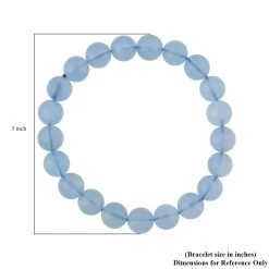 AAA Mangoro Aquamarine 8-10mm Beaded Stretch Bracelet 115.00 Ctw 13 AAA Mangoro Aquamarine 8-10mm Beaded Stretch Bracelet 115.00 Ctw -Jewelry store 7511095 5