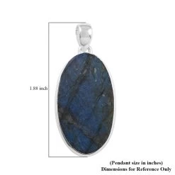 Peacock Lab Druzy Quartz Pendant In Sterling Silver 54.00 Ctw -Jewelry store 7512453 4