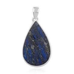 Peacock Lab Druzy Quartz Pendant In Sterling Silver 53.50 Ctw