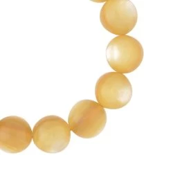 Brazilian Golden Lepidolite Beaded Stretch Bracelet 315.00 Ctw -Jewelry store 7512694 3