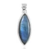 Peacock Labradorite Pendant In Sterling Silver 23.85 Ctw -Jewelry store 7515826
