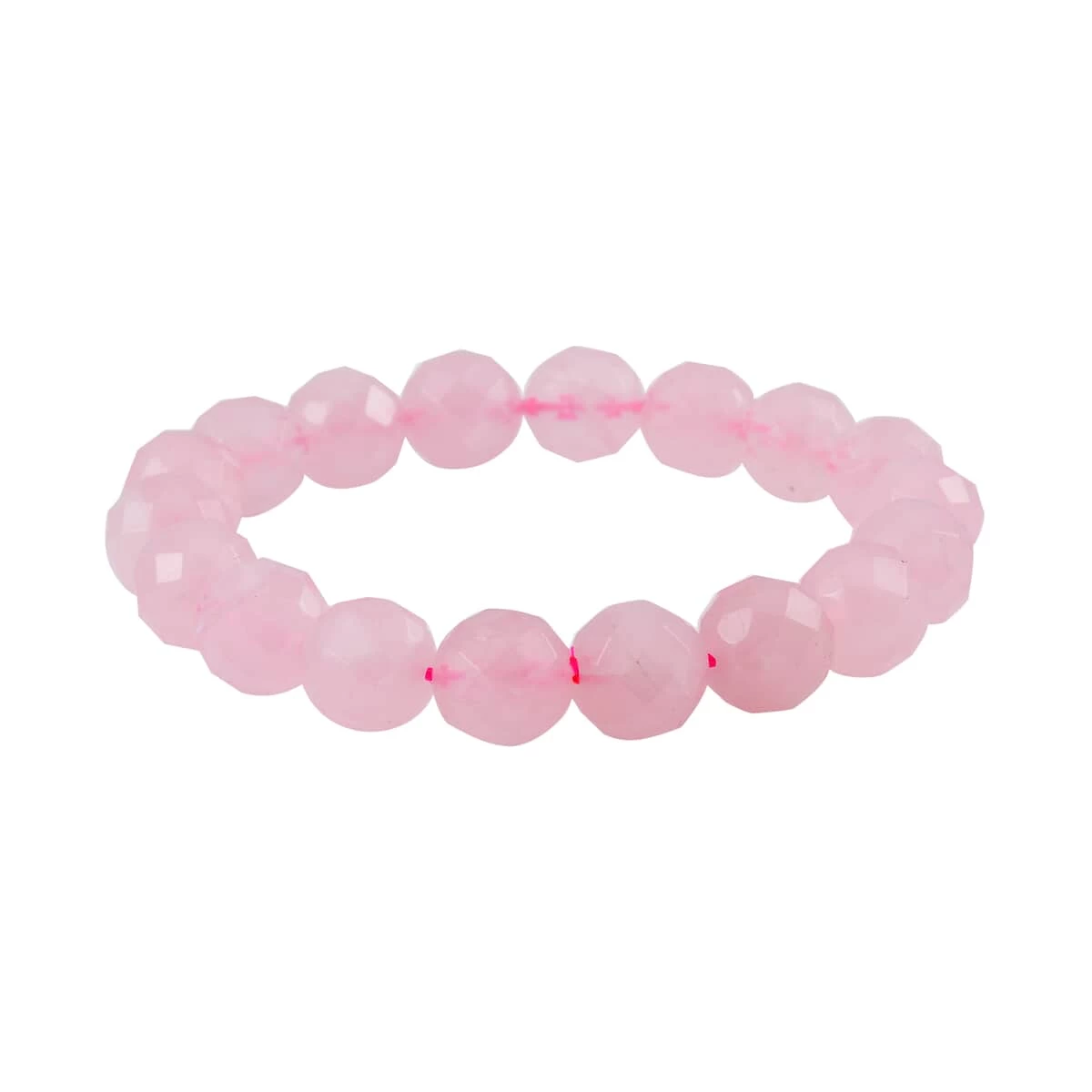 Galilea Rose Quartz Beaded Stretch Bracelet 183.00 Ctw 5 Galilea Rose Quartz Beaded Stretch Bracelet 183.00 Ctw - Image 3