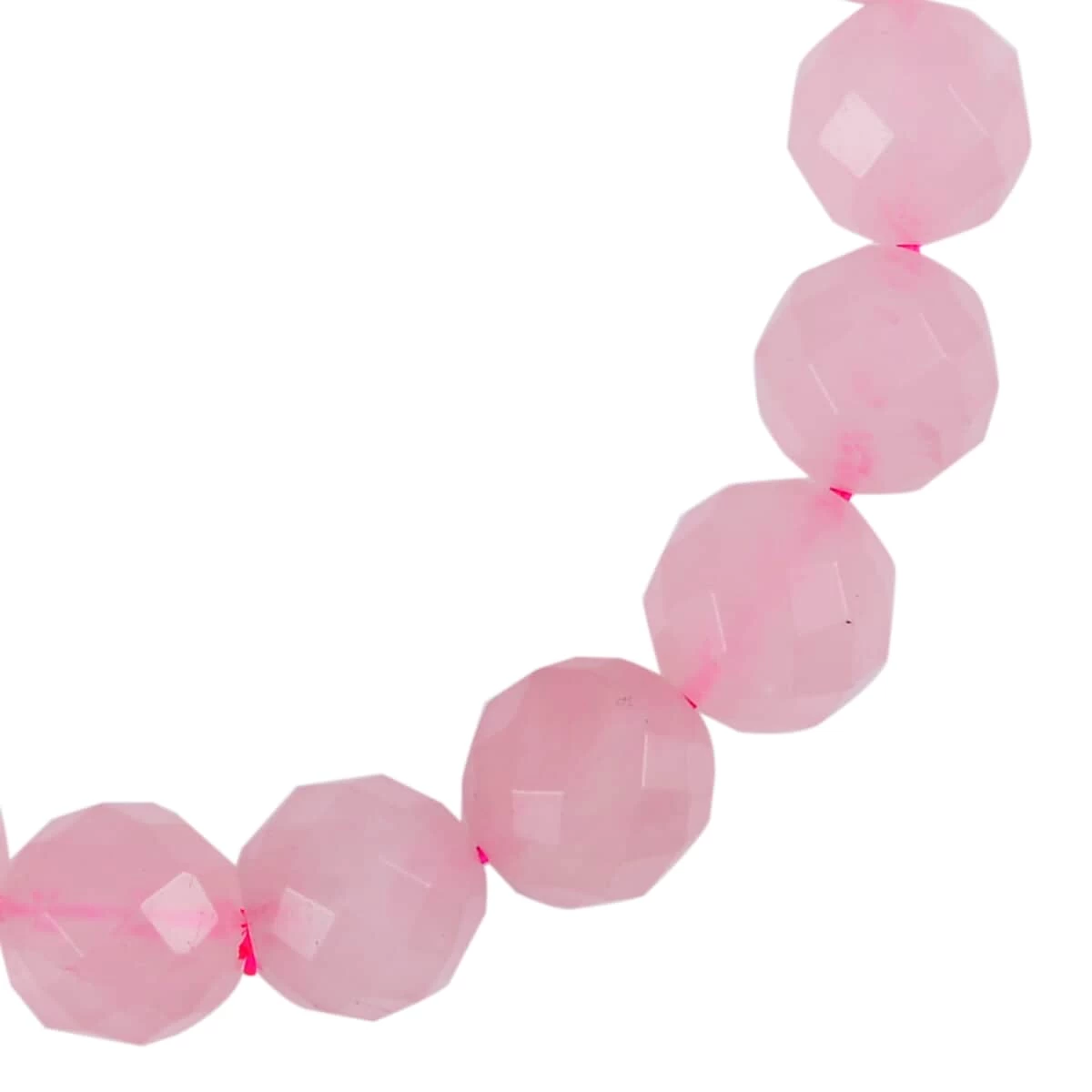 Galilea Rose Quartz Beaded Stretch Bracelet 183.00 Ctw 6 Galilea Rose Quartz Beaded Stretch Bracelet 183.00 Ctw - Image 4