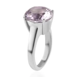Rose De France Amethyst Solitaire Ring In Stainless Steel 5.60 Ctw | Tarnish-Free, Waterproof, Sweat Proof Jewelry 11 Rose De France Amethyst Solitaire Ring In Stainless Steel 5.60 Ctw | Tarnish-Free, Waterproof, Sweat Proof Jewelry -Jewelry store 7518475 3