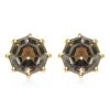 Iliana 18K Yellow Gold Octillion Cut AAA Turkizite Solitaire Stud Earrings 3.35 Ctw -Jewelry store 7519270