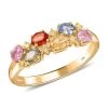 SOLD 14K Yellow Gold Multi Sapphire And I1-I2 Natural Yellow Diamond Ring 1.65 Ctw Image Number 0 Hover Your Mouse Over An Image To Zoom Share : 7521699 14K Yellow Gold Multi Sa