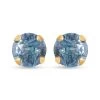 Luxoro 10K Yellow Gold Premium Ratanakiri Blue Zircon Solitaire Stud Earrings 1.50 Ctw 2 Luxoro 10K Yellow Gold Premium Ratanakiri Blue Zircon Solitaire Stud Earrings 1.50 Ctw -Jewelry store 7527713