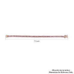 Premium Morro Redondo Pink Tourmaline Tennis Bracelet In Vermeil Rose Gold Over Sterling Silver (7.25 In) 6.10 Ctw 11 Premium Morro Redondo Pink Tourmaline Tennis Bracelet In Vermeil Rose Gold Over Sterling Silver (7.25 In) 6.10 Ctw -Jewelry store 7532416 4